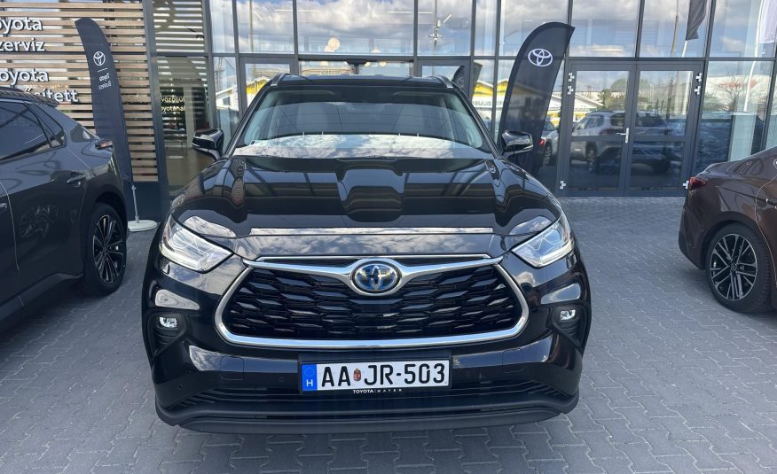 TOYOTA HIGHLANDER 2.5 Hybrid Prestige Tech CVT 2022 év végi gyártás. hibátlan állapotban